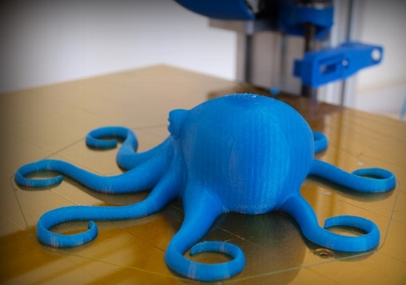 Пример печати на 3Д принтере Феликс